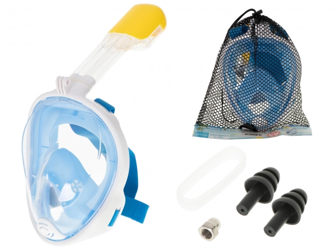 Opvouwbaar Volgelaatsmasker met Snorkel L/XL Blauw