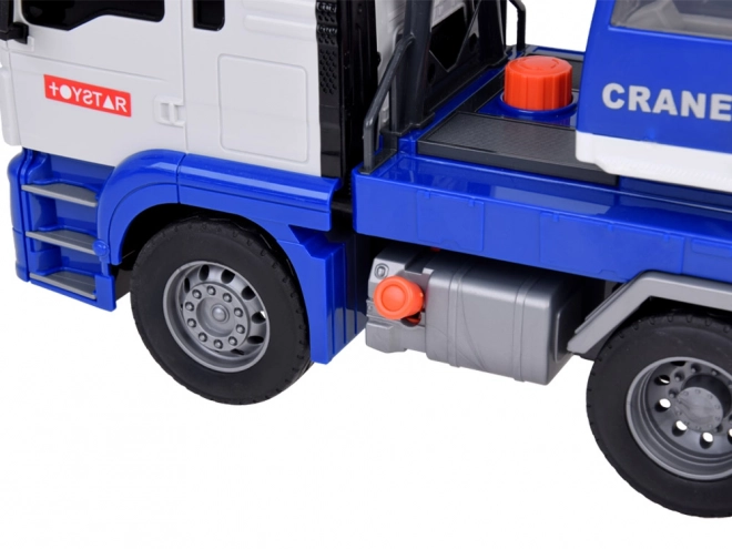 Rotating Construction Crane Toy with Lights and Sound