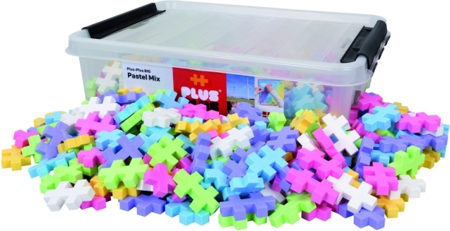 Plus-Plus large box pastel colors