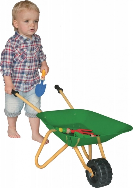 Kinder metalen kruiwagen