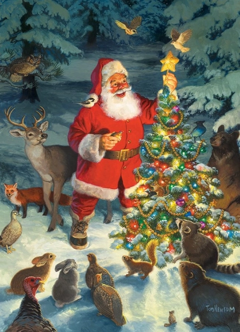 Puzzle COBBLE HILL Santa’s Tree 1000 pieces