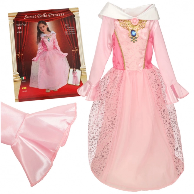 Prinsessen kostuum maat M