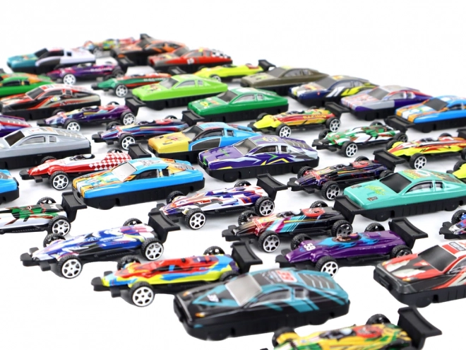 Ensemble de voitures miniatures 50 pièces Multicolores