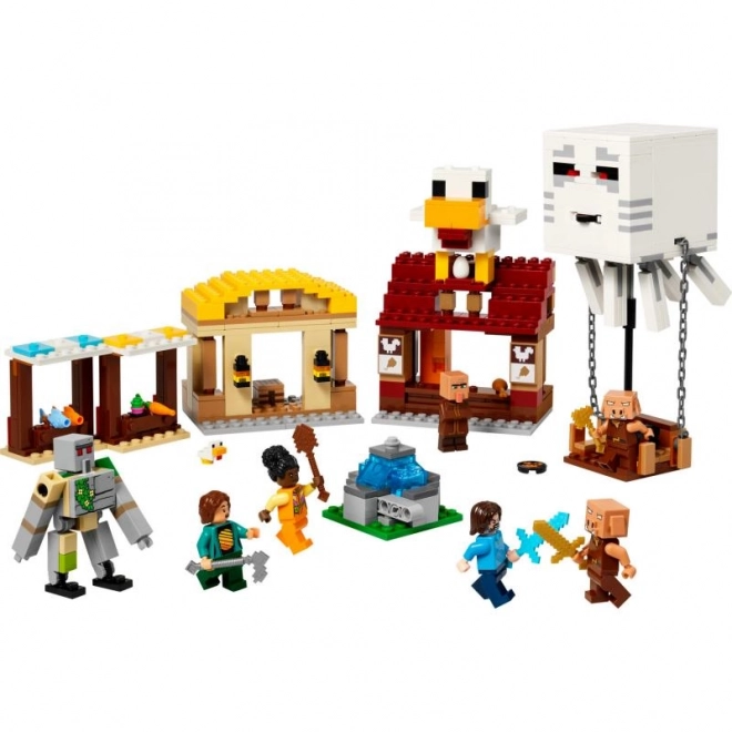 Lego Minecraft Ghast Balloon Attack Set
