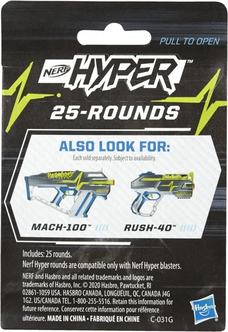 Nerf Hyper 25 patronen Boost Navul F0576