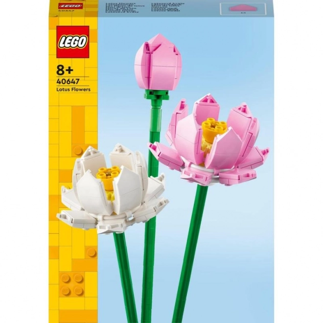 LEGO fleurs de lotus – set de construction décoratif