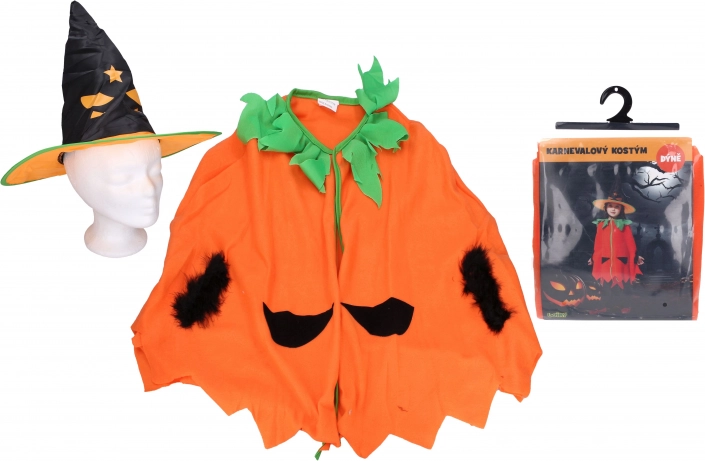 Karnevalskostüm Kürbis für Kinder 110–120 cm