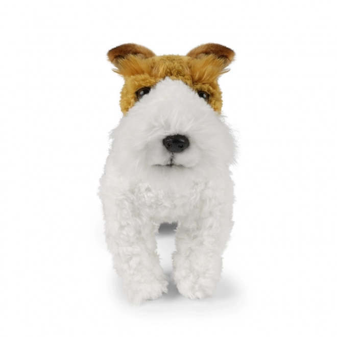 Plush Fox Terrier Dog Dášenka Standing 30cm