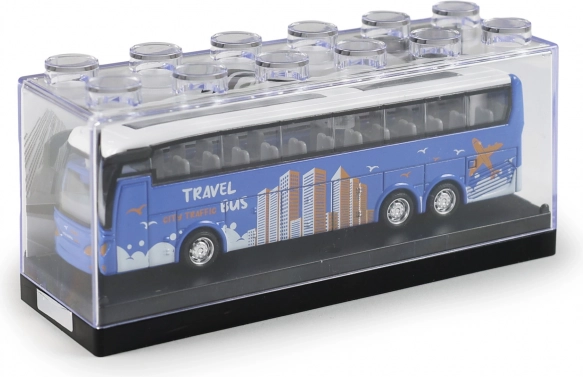 Metal Toy Coach Bus with Freewheeling