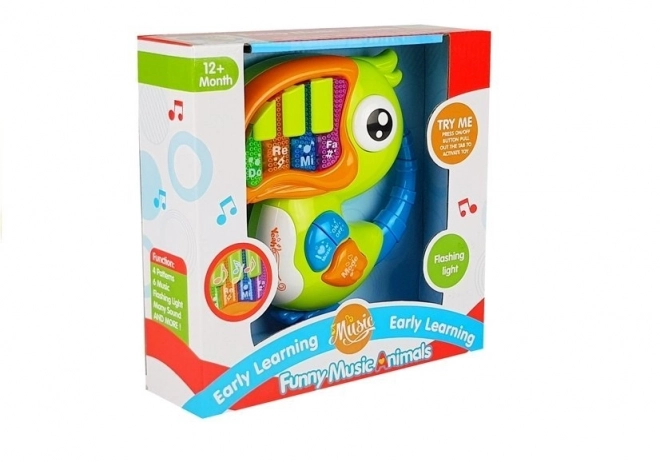 Kinderklavier Papagei grün