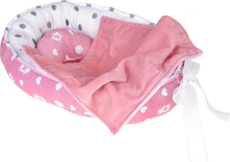 Zacht nestje met kussentje en dekentje