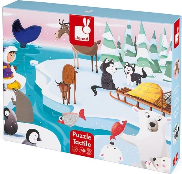 JANOD voelpuzzel leven op het ijs, 20 stukjes