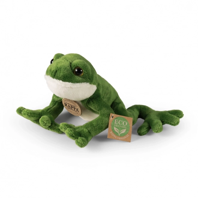 Rappa pluchen kikker 15 cm ecologisch