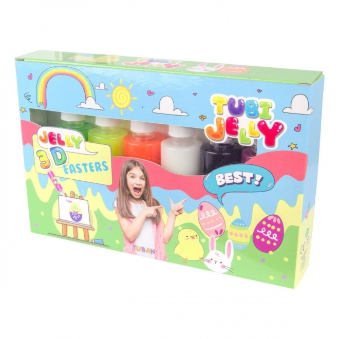 Set Tubi Jelly 6 kleuren - Pasen