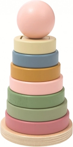 shape stacking figure wooden educational toy 2Kids Toys