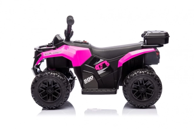 Electric Pink Children's Quad Bike Explorer