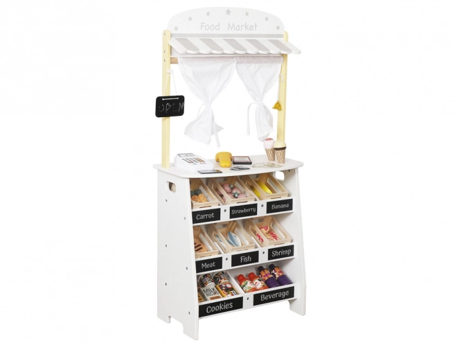 Wooden Shop and Theater Creative Toy for Kids