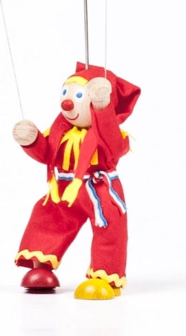 Gerlich Holzmarionette Kasper 12 cm