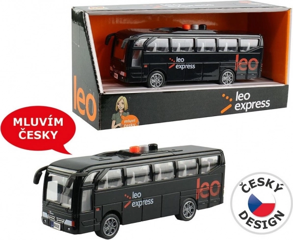 LEO EXPRESS Bus with Lights and Driver/Crew Announcements