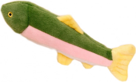 Plüschfisch mit Quietscher Bunt 30cm