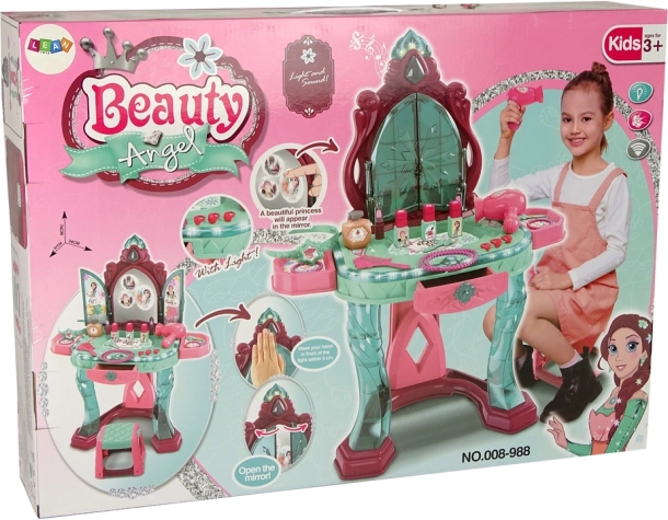 Mirror with lighting and sound effects