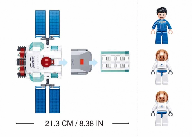 Construction Ensemble Module Connecteur Station Spatiale Dream