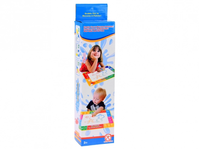 Kleurige watermat met pen