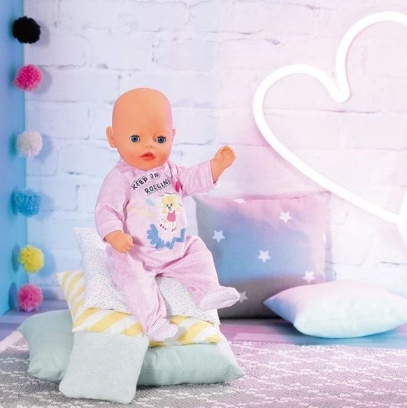Speels design met print ‘Keep on rolling’