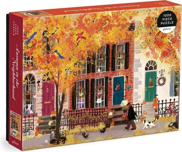 Puzzle GALISON Automne dans le voisinage – 1000 pièces