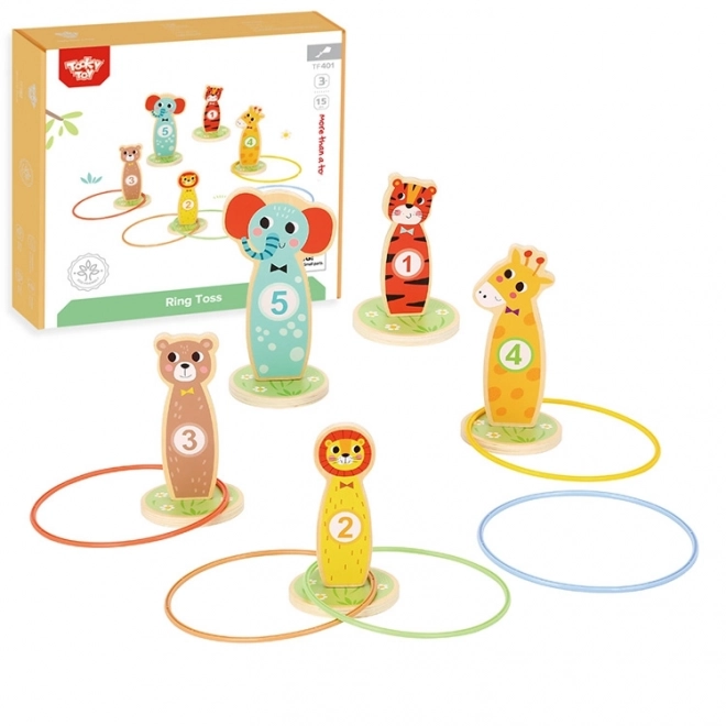 Tooky Toy Wooden Target Toss Game