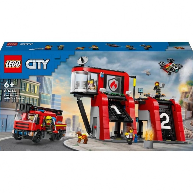 LEGO® City 60414 Station de pompiers avec camion de pompier