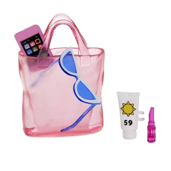 Barbie am Strand mit Sommeraccessoires