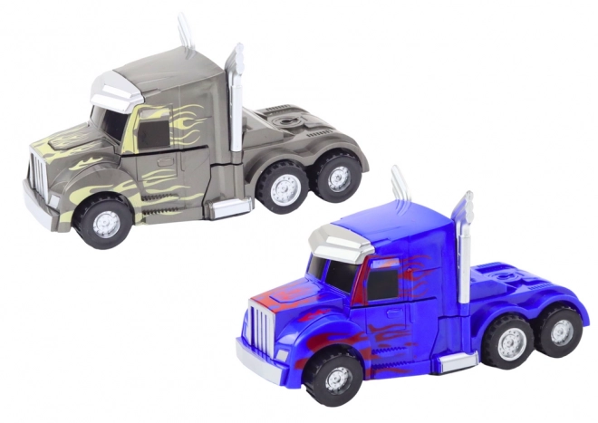 Auto-robot vrachtwagen 2 in 1 robot 2 kleuren