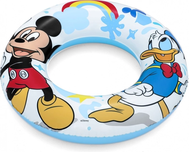 Cercle gonflable Disney avec motif de Mickey Mouse et Donald Duck 56cm