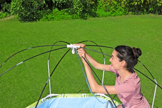 BESTWAY Rahmenpool mit Sonnendach SPLASH-IN-SHADE 244 × 51 cm