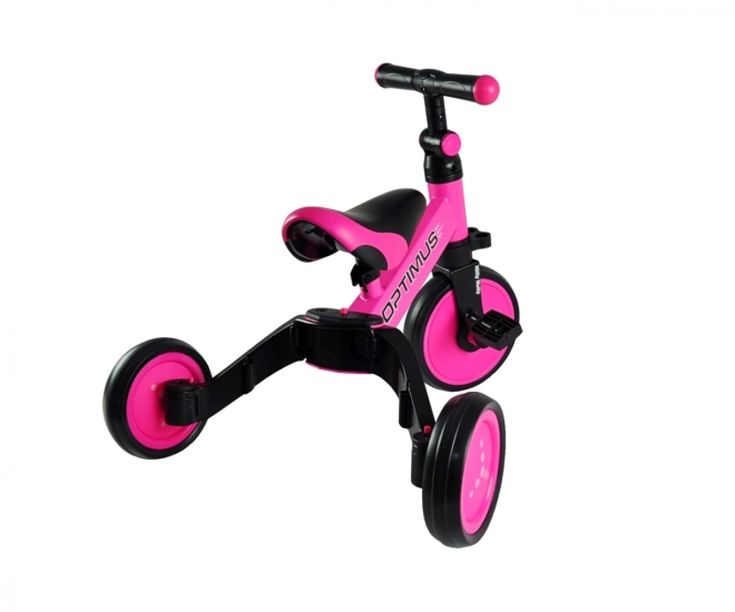 3-in-1: tricycle, pedaling mode, and balance bike