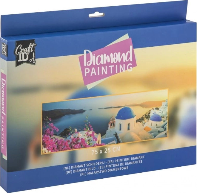 Peinture diamant Santorin 75 × 25 cm