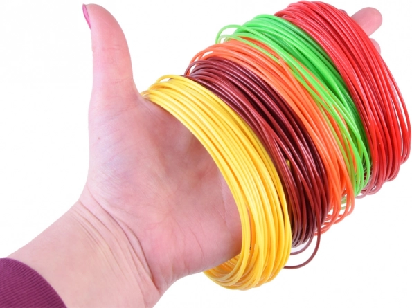 Palette variée de 5 couleurs