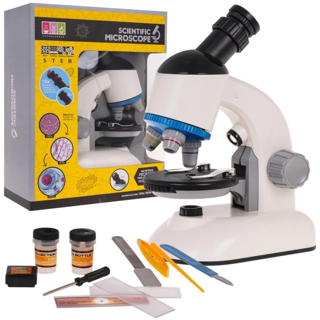 Mikroscoop voor jonge onderzoekers + accessoires