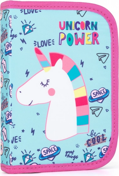 Trousse 1 étage, 2 rabats, vide Unicorn iconic