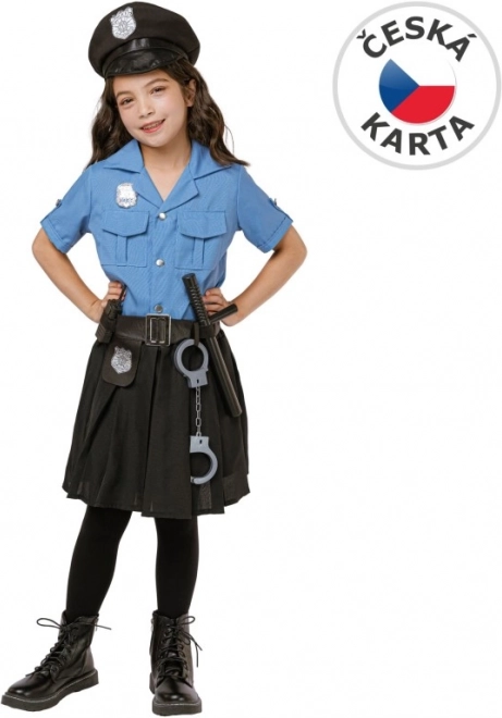 Policewoman Costume for Girls 120-130 cm