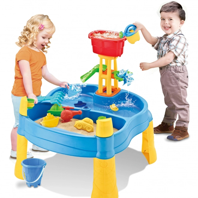 Plezier met water en zand