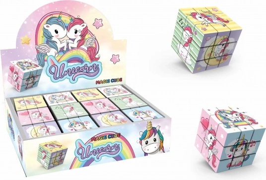 Casse-tête illustré licorne 5,7 cm