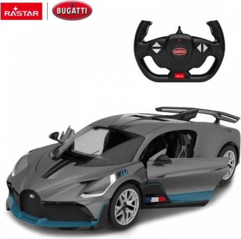 bugatti divo argenté voiture RC 1:14 avec télécommande rastar