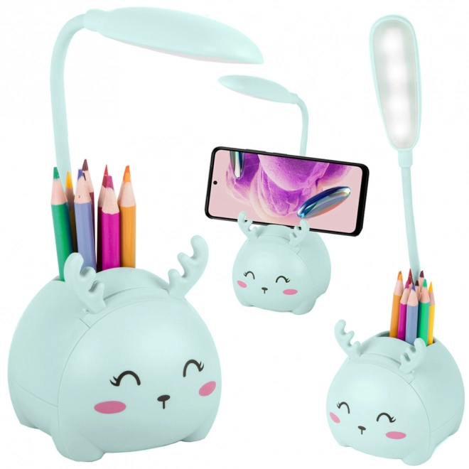 Kinder LED-nachtlampje met USB-oplader en organizer
