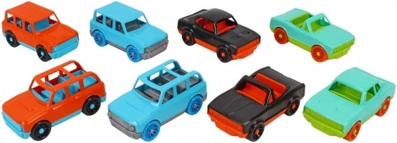 Plastic toy car 10 cm with free running