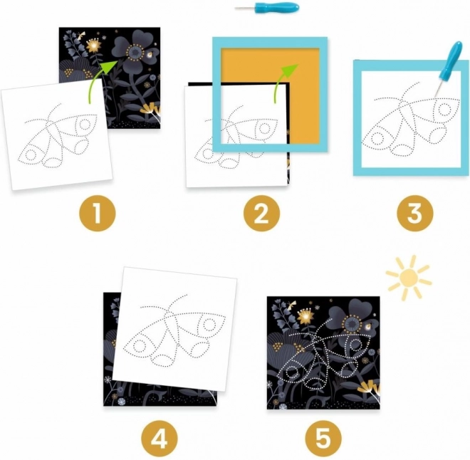 DJECO Images à illuminer Animaux