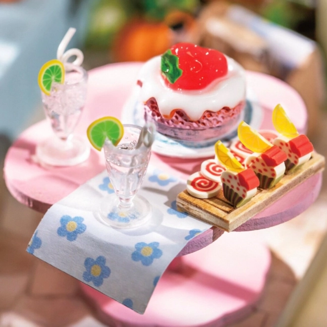 Feestje Vakantieoord - Doe-het-zelf miniatuur poppenhuis