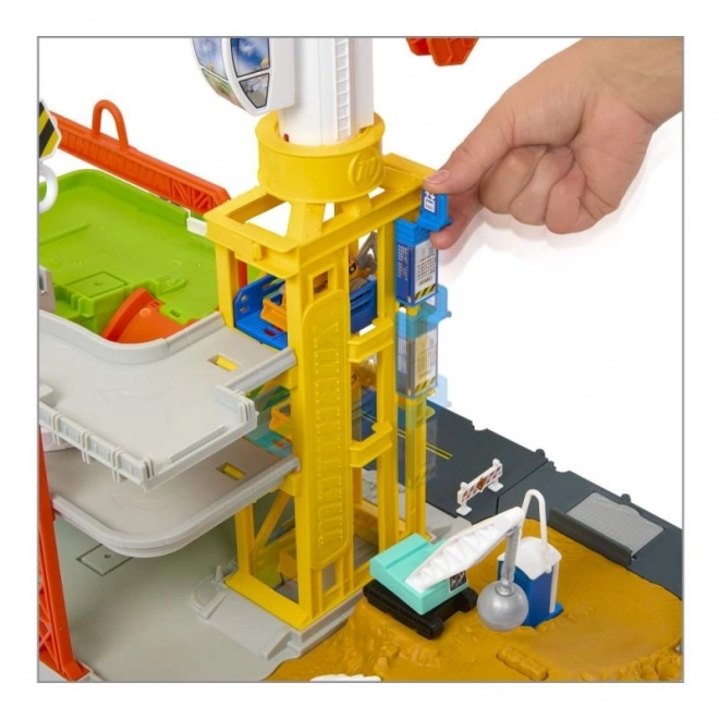 Matchbox Constructiezone met lichten en geluiden