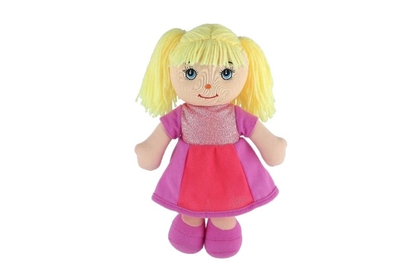 Poupée Culinka en chiffon avec cheveux blonds tissu 32cm 0m+